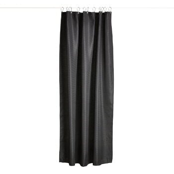 Shower curtains, Lux shower curtain, black, Black