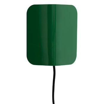 Wall lamps, Apex wall lamp, emerald green, Silver