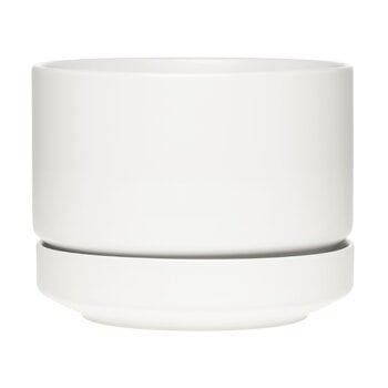 Planters & plant pots, Arabia plant pot SN, 19 cm, matt white, White