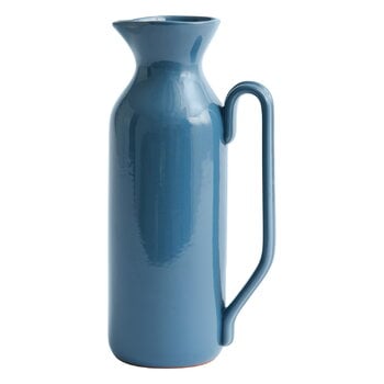 HAY Barro jug, tall, dark blue