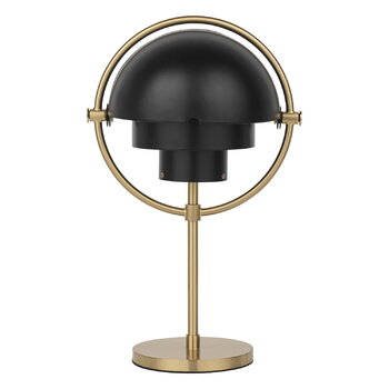 GUBI Lampe de table portable Multi-Lite, laiton - noir