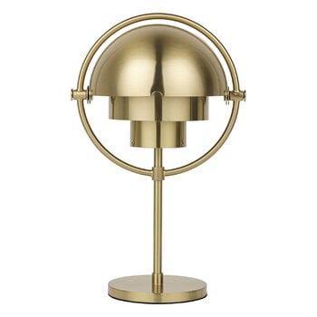 GUBI Multi-lite portable table lamp, brass - brass