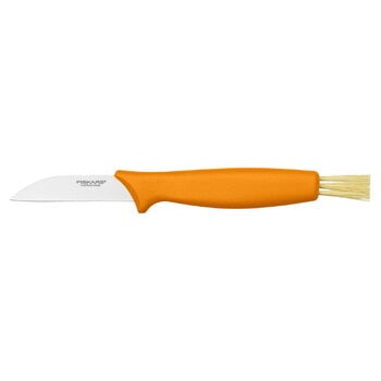 Coltelli da cucina, Coltello per funghi Fiskars, 21 cm, arancione, Arancione