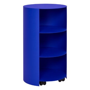 Mobili contenitori, Tavolino alto Hide, blu oltremare, Blu