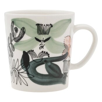 Cups & mugs, Kukkamaa mug, 0,3 L, green, Multicolour