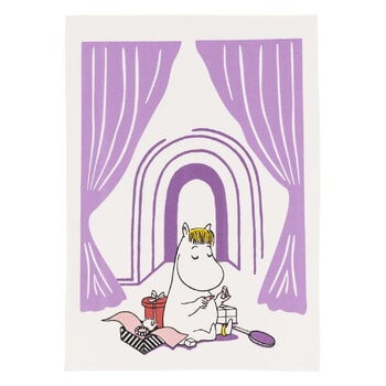 Tea towels, Moomin kitchen towel, 50 x 70 cm, Snorkmaiden, White