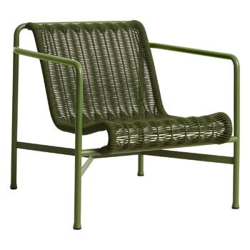 Patio chairs, Palissade Cord lounge chair, low, olive, Green