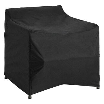 Patio chairs, Palissade cover for lounge chair low, black, Black