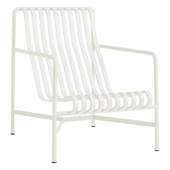 HAY Palissade lounge chair, high, cream white, product image