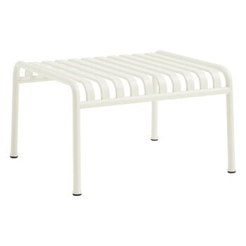 Patio chairs, Palissade ottoman, cream white, White