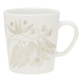 Cups & mugs, Puutarhurit mug, 0,3 L, beige, White