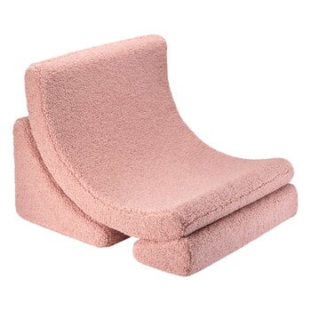 Wigiwama Fauteuil Moon, rose goyave