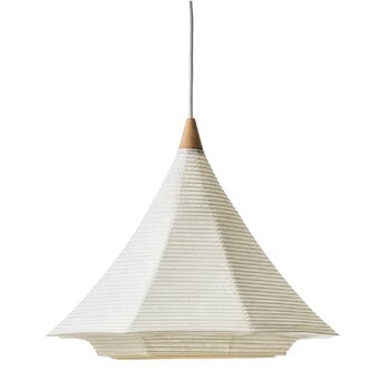 Pendant lamps, Fuji pendant, washi-paper - bamboo, White