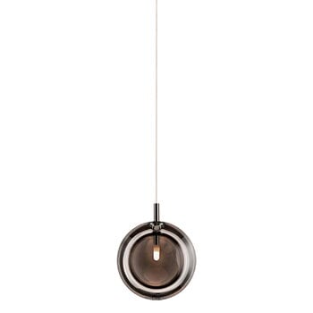 Pendant lamps, Lens Single pendant, smoke - anthracite, Gray