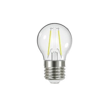 Airam LED Oiva decor bulb, 2,2W E27 3000K 250lm, clear