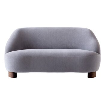 &Tradition Margas LC3 2-sits soffa, valnöt - Gentle 133