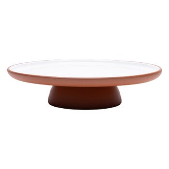 Serveware, Earth cake stand, 27 cm, white, White