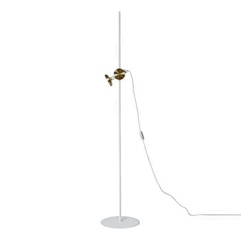 Pholc Blend 150 floor lamp, white - brass
