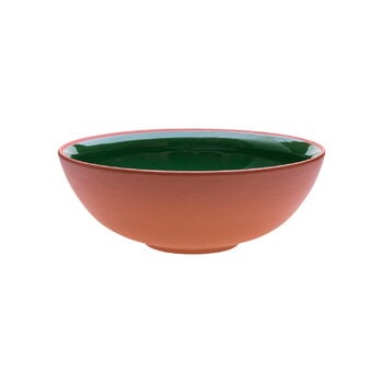 Vaidava Ceramics Ciotola Earth 1 L, verde muschio