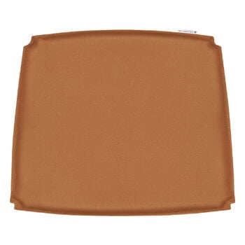 Coussins d’assise, Coussin CH26, cuir marron clair Loke 7050, Marron