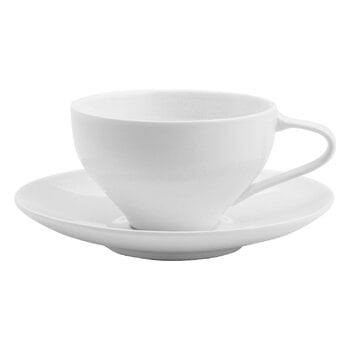 Dishware, FJ Essence tea cup and saucer, White