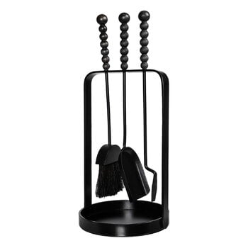 Decoration, Nuppu fireplace tool set, black, Black