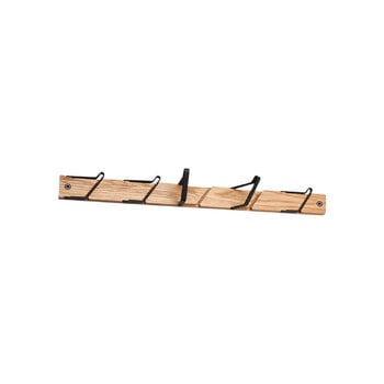 Essem Design Tamburin hook strip, 52,5 cm, oak - black