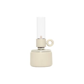 Exterior lamps, Flamtastique XS oil lamp, cream, White