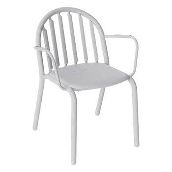 Patio chairs, Fred's armchair, light grey, Gray