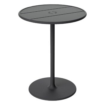 Patio tables, Fred's Bistreau table, anthracite, Black