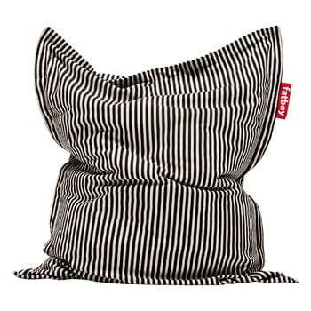 Pochette bicolore in cotone arancione ed ecrù con centrìno - Donna