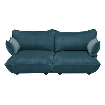 Sofas, Sumo Medium Sofa, Velvet Recycled Petrol, Türkis