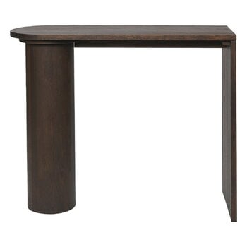 Side & end tables, Pylo console table, dark stained oak, Brown