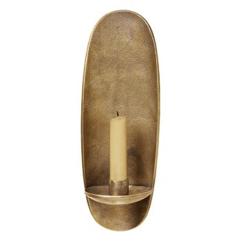 ferm LIVING Agapé wall candle holder, brass, product image