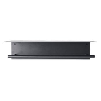 Bathroom accessories, Dora towel shelf, black, Black