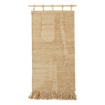 Wall hanging, Harvest wall rug, 50 x 100 cm, natural, Natural