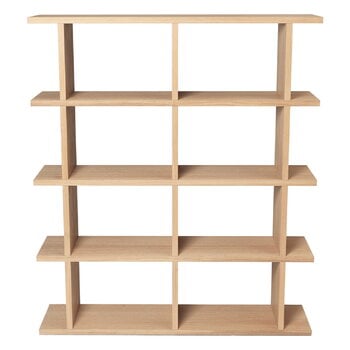 ferm LIVING Kona Bücherregal 2x4, Eiche natur, produktbild