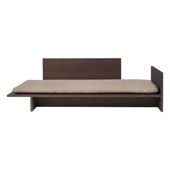 Ferm Living Kona bed, dark stained oak, product image