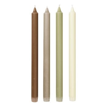 ferm LIVING Pure Kerzen, 4er-Set, botanische Mischung