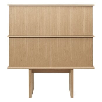 ferm LIVING Stilt Sideboard, doppelt, Eiche natur, produktbild