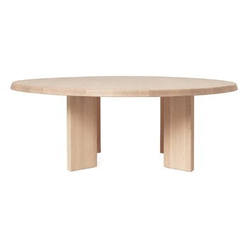 ferm LIVING Table basse Tarn, hêtre huilé blanc, image produit