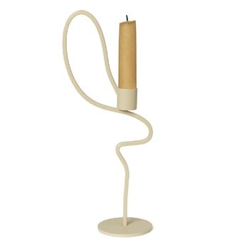 ferm LIVING Portacandela Valse, alto, cashmere, immagine prodotto