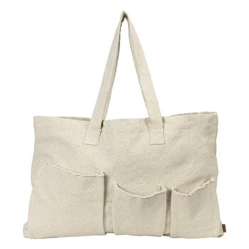 ferm LIVING Pocket weekend bag, off-white
