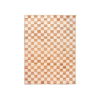 ferm LIVING Check Wool Jute rug, 140 x 200 cm, off-white - natural