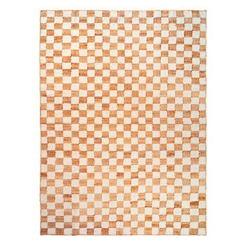 Ullmattor, Check Wool Jute matta, 200 x 300 cm, naturvit - natur, Vit