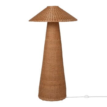 Floor lamps, Dou floor lamp, natural, Brown