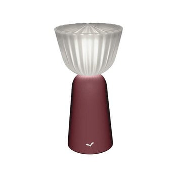 Portable lamps, Swiing portable table lamp, 20 cm, black cherry, Red