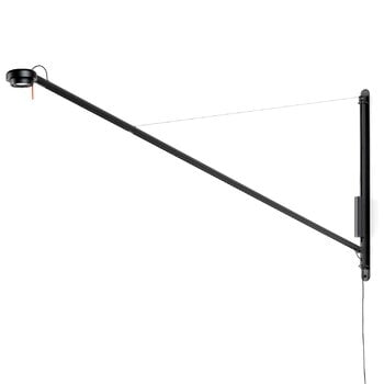 HAY Fifty-Fifty vägglampa, soft black