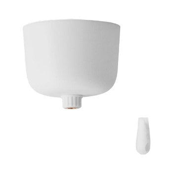 Lighting accessories, Normann Copenhagen canopy, white, White