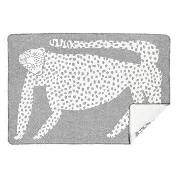 Kauniste Leopardi filt, grå